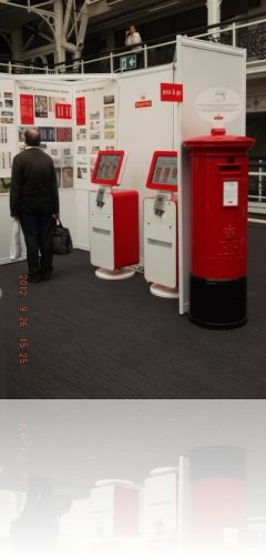 Royal Mail  Stand Hytech NextGen Post and Go Machines A1 and A2