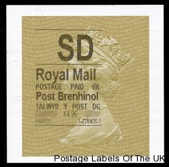 Example of Welsh Gold Horizon Machin Label