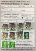 P4605 more to pay card