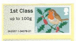 Xmas Robin MA13 Post and Go Wincor + Receipt